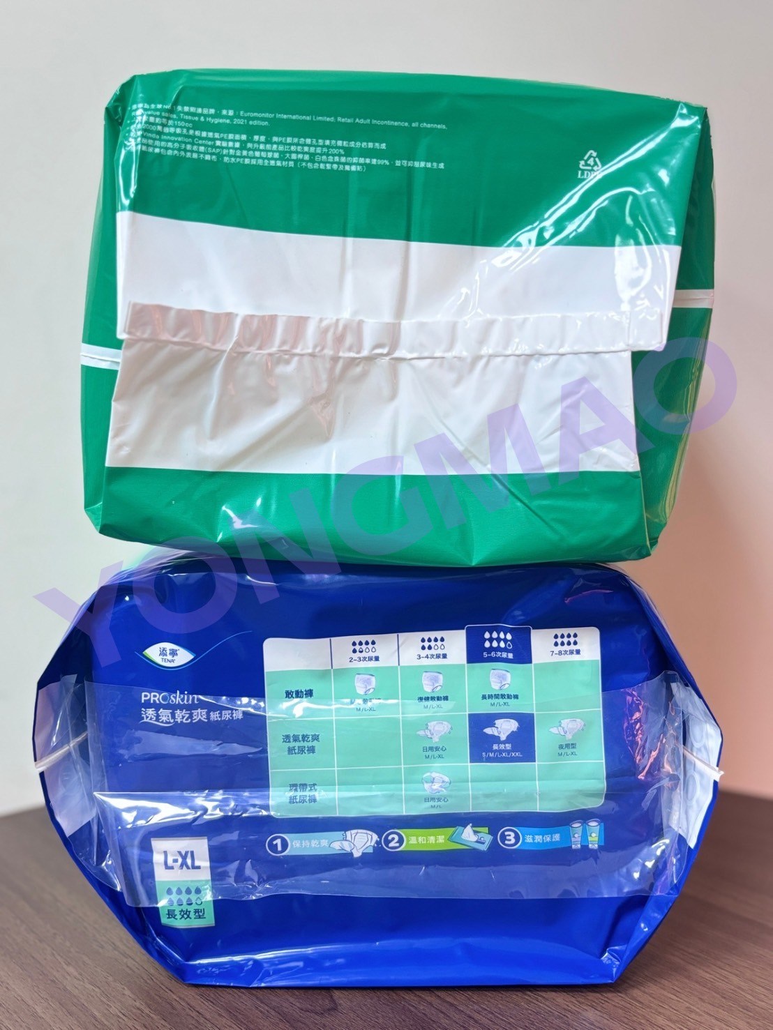 添寧透氣乾爽長效型紙尿褲M號／L-XL號