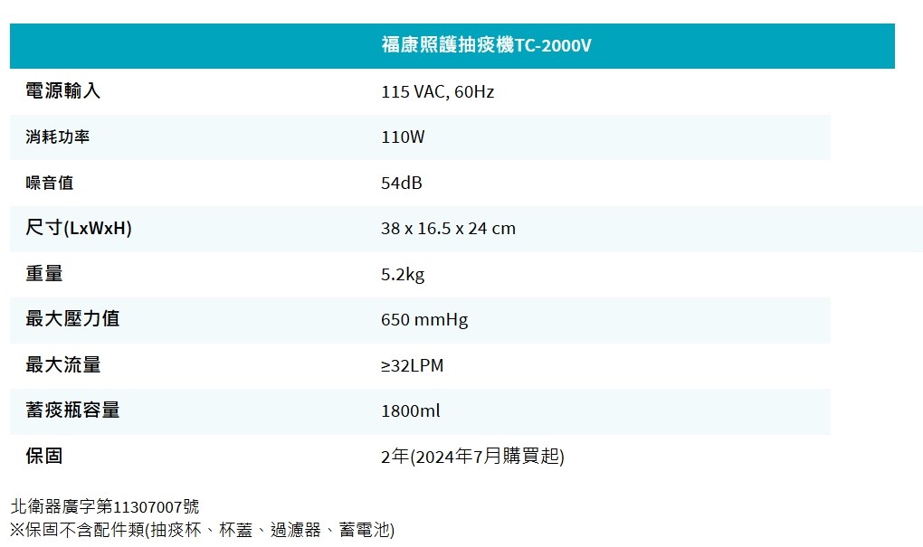 雅博TC-2000V雙缸抽痰機(1800cc杯)