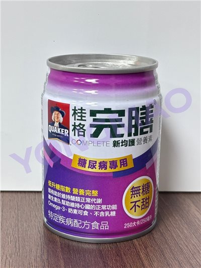 桂格完膳新均護營養素糖尿病專用配方-無糖