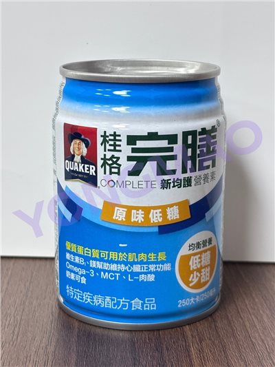 桂格完膳新均護營養素均衡營養配方-低糖